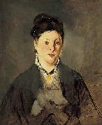 Edouard Manet Full-face Portrait of Manet's Wife oil on canvas